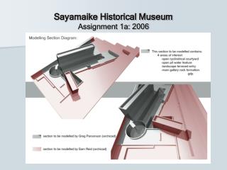 Sayamaike Historical Museum Assignment 1a: 2006