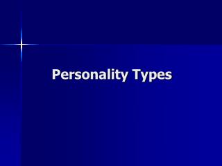 Personality Types