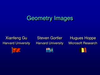 Geometry Images