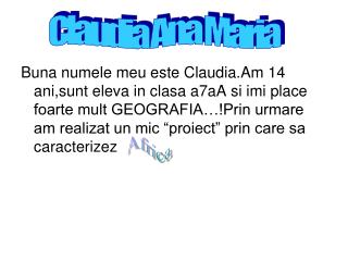 Claudia Ana Maria