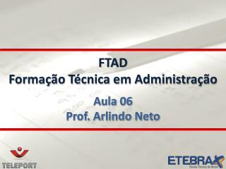 FTAD Formação Técnica em Administração