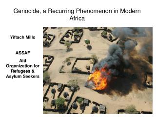 Genocide, a Recurring Phenomenon in Modern Africa