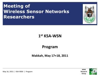 Meeting of Wireless Sensor Networks Researchers