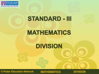 Division as repeated subtraction