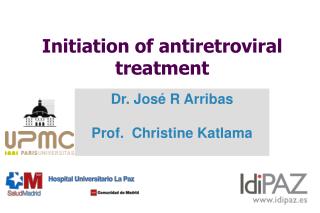 Initiation of antiretroviral treatment