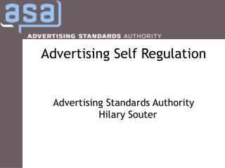 Advertising Self Regulation