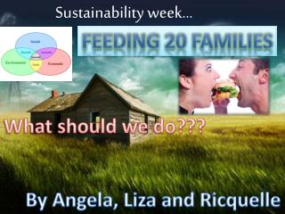 Sustainability week…