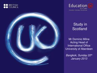 Study in Scotland