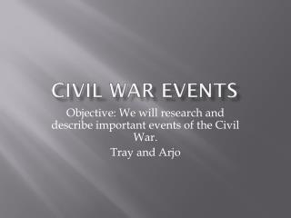 Civil War Events