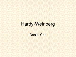 Hardy-Weinberg