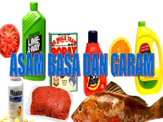 ASAM BASA DAN GARAM