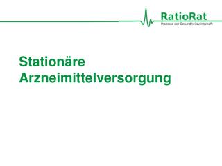 Stationäre Arzneimittelversorgung