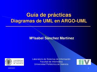 Guía de prácticas Diagramas de UML en ARGO-UML
