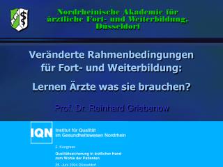 Prof. Dr. Reinhard Griebenow