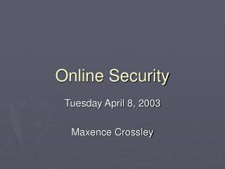 Online Security