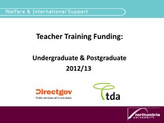 Teacher Training Funding: Undergraduate &amp; Postgraduate 2012/13