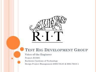 Test Rig Development Group