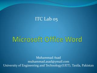 Microsoft Office Word