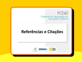 Referências e Citações