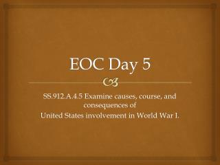 EOC Day 5