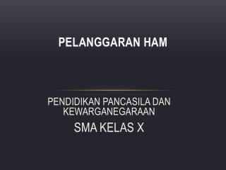 Pelanggaran HAM