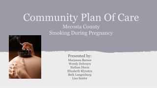 Community Plan Of Care Mecosta County Smoking During Pregnancy