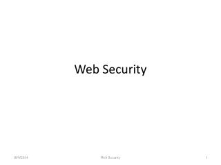 Web Security