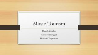 Music Tourism