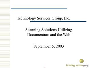 Technology Services Group, Inc.