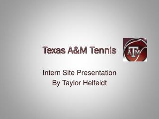 Texas A&amp;M Tennis