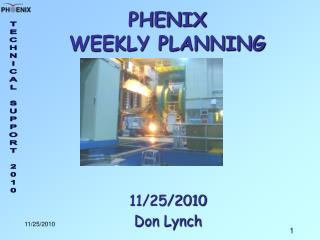 PHENIX WEEKLY PLANNING