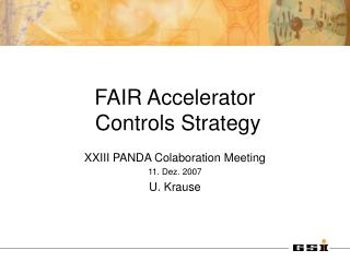 FAIR Accelerator Controls Strategy