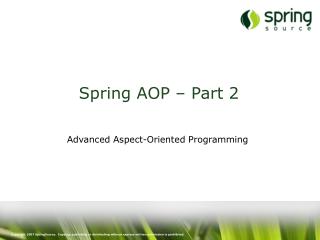 Spring AOP – Part 2