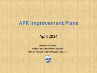 APR Improvement Plans