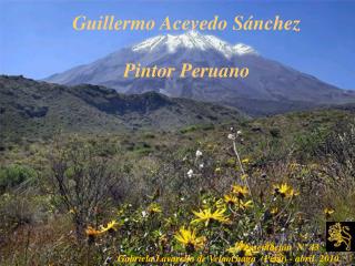 Guillermo Acevedo Sánchez Pintor Peruano