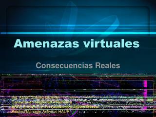 Amenazas virtuales