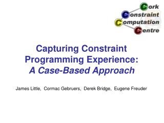 Capturing Constraint Programming Experience: A Case-Based Approach