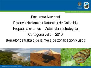 Encuentro Nacional Parques Nacionales Naturales de Colombia
