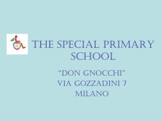 THE SPECIAL PRIMARY SCHOOL