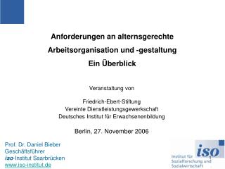 Veranstaltung von Friedrich-Ebert-Stiftung Vereinte Dienstleistungsgewerkschaft