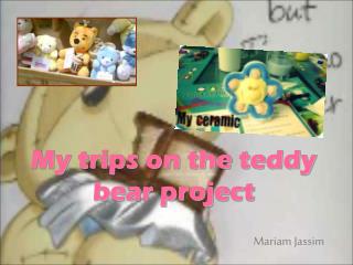 My trips on the teddy bear project