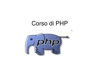 Corso di PHP