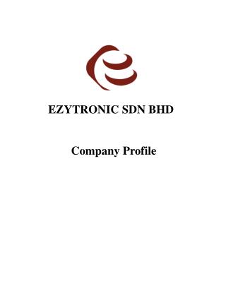 EZYTRONIC SDN BHD