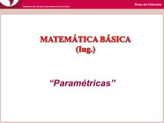 MATEMÁTICA BÁSICA (Ing.)