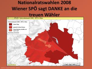 Nationalratswahlen 2008 Wiener SPÖ sagt DANKE an die treuen Wähler