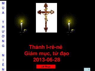 Thánh I-rê-nê Giám mục, tử đạo 2013-06-28