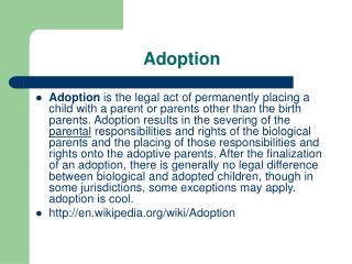 Adoption