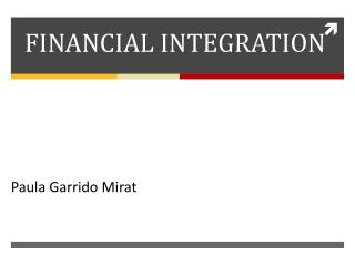 FINANCIAL INTEGRATION