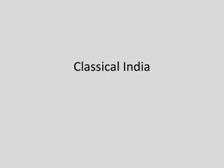 Classical India