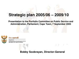 Strategic plan 2005/06 – 2009/10